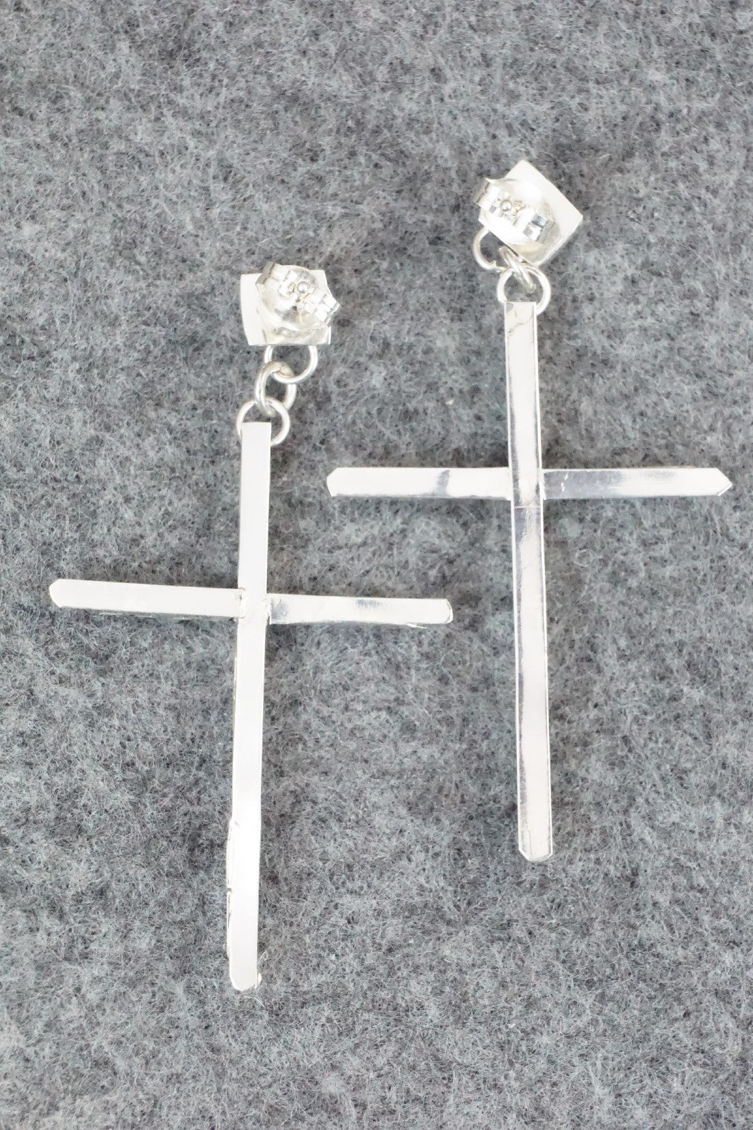 Turquoise & Sterling Silver Earrings - Ashley Laate