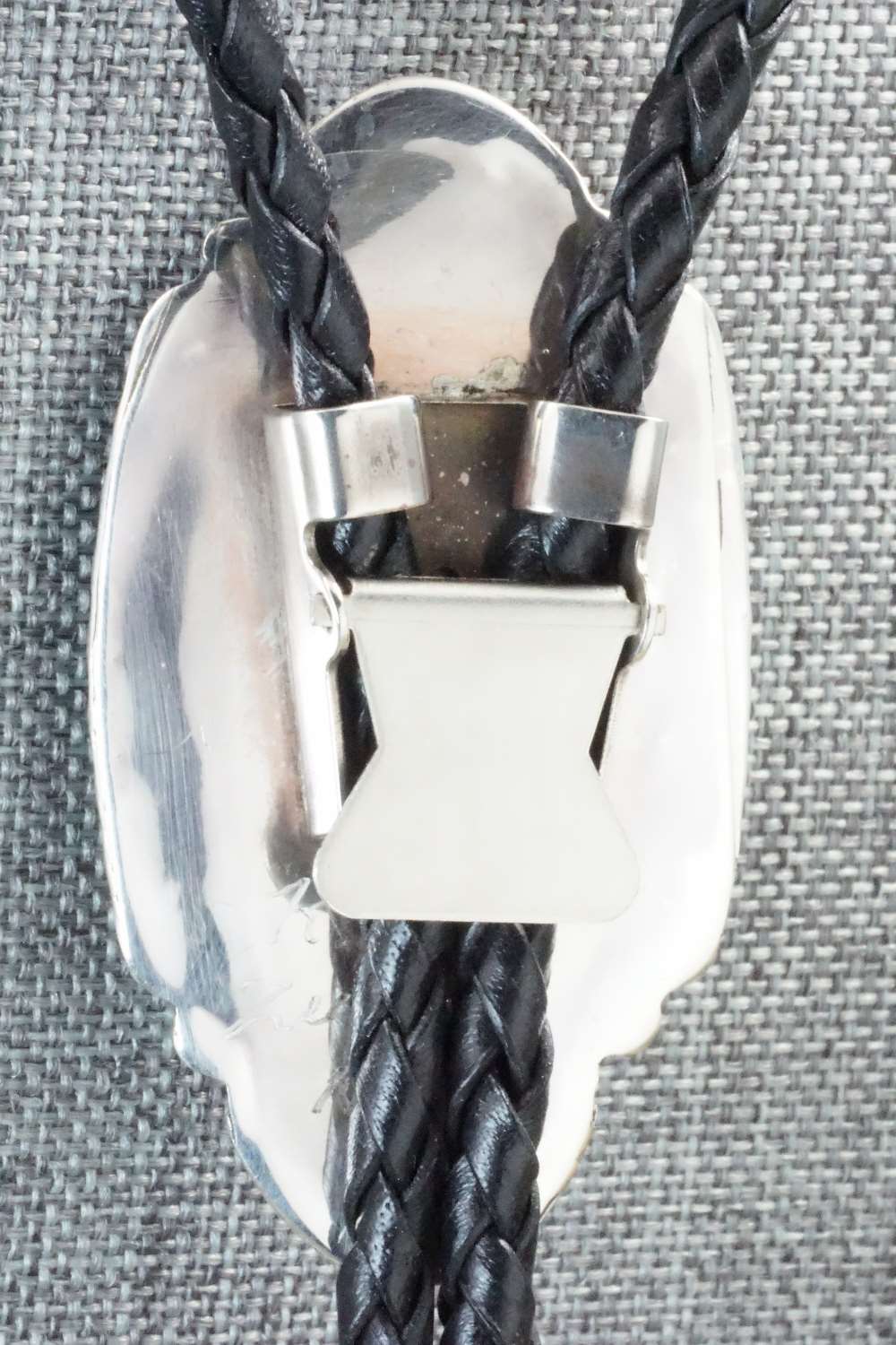 Turquoise & Sterling Silver Bolo Tie - Kenny Calavaza