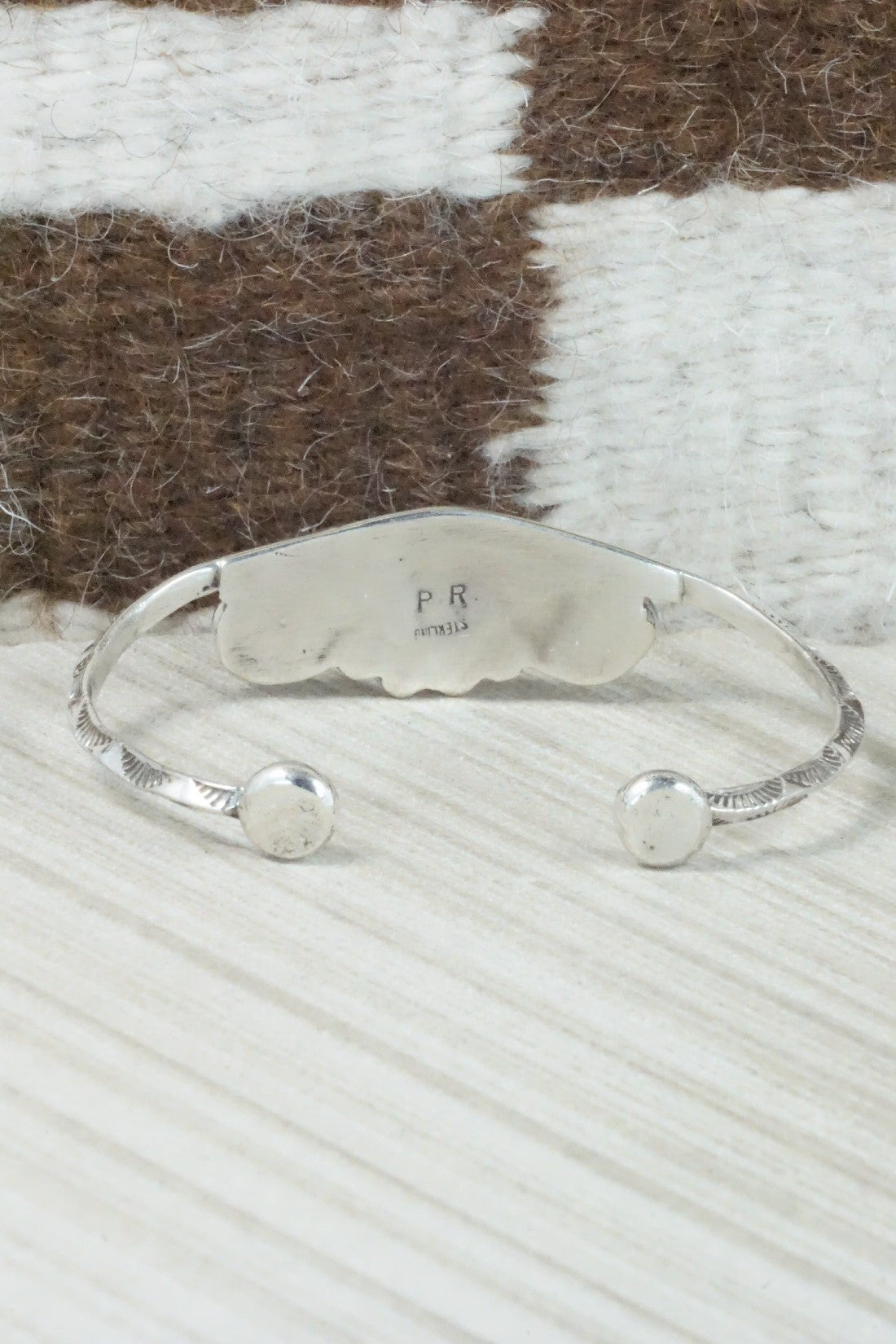 Turquoise & Sterling Silver Bracelet - Priscilla Reeder