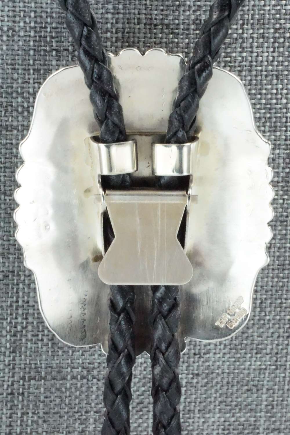 Turquoise & Sterling Silver Bolo Tie - Rosita Singer