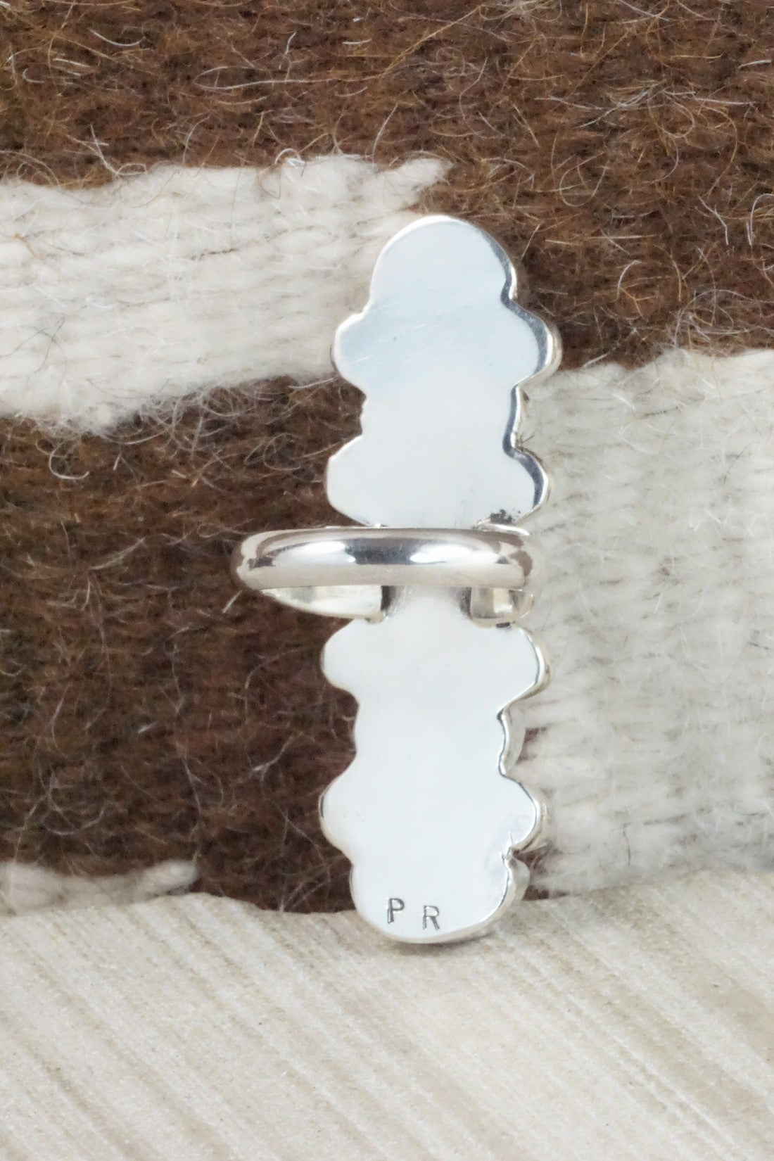 Turquoise & Sterling Silver Ring - Priscilla Reeder - Size 8