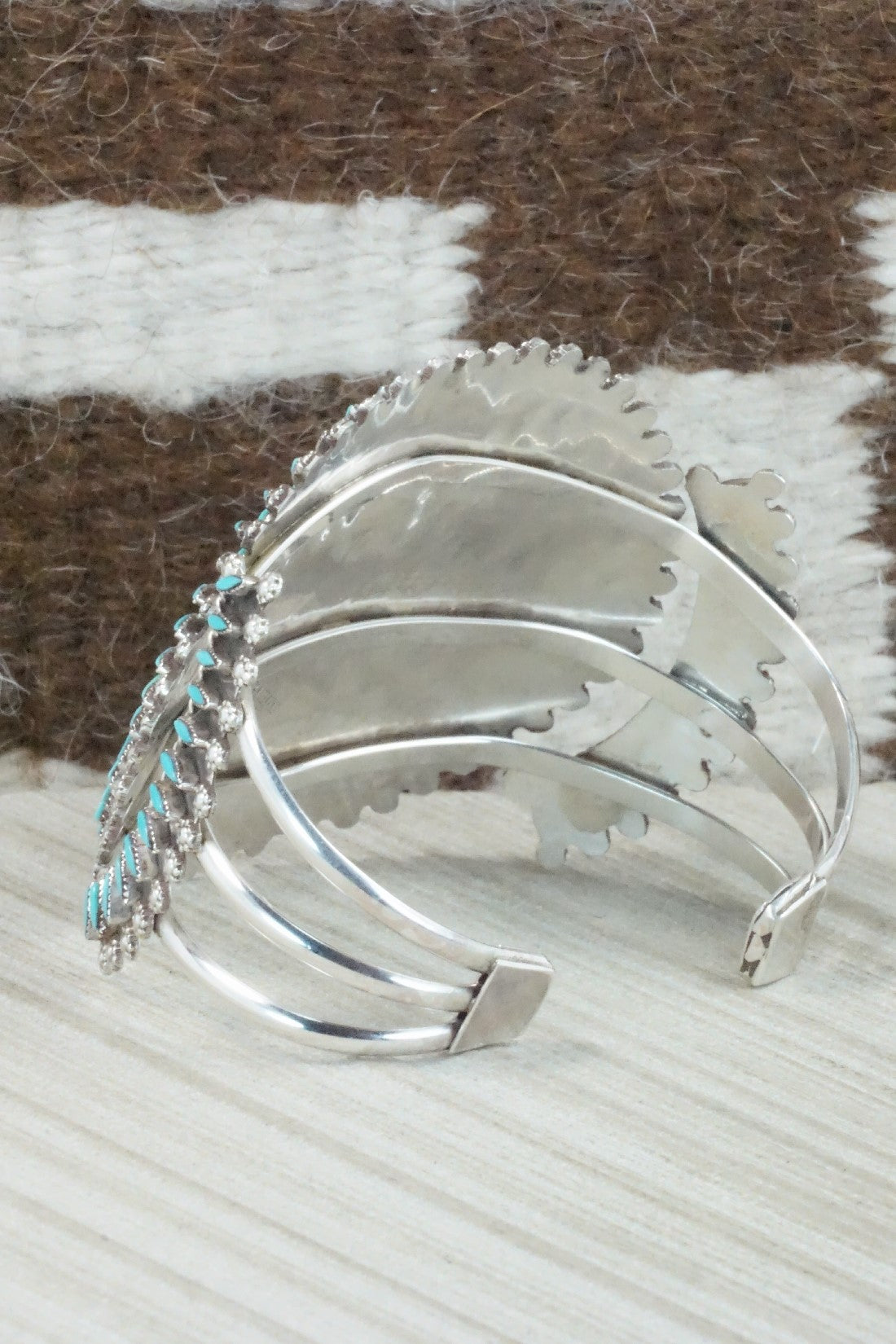 Turquoise & Sterling Silver Bracelet - Merlinda Chavez
