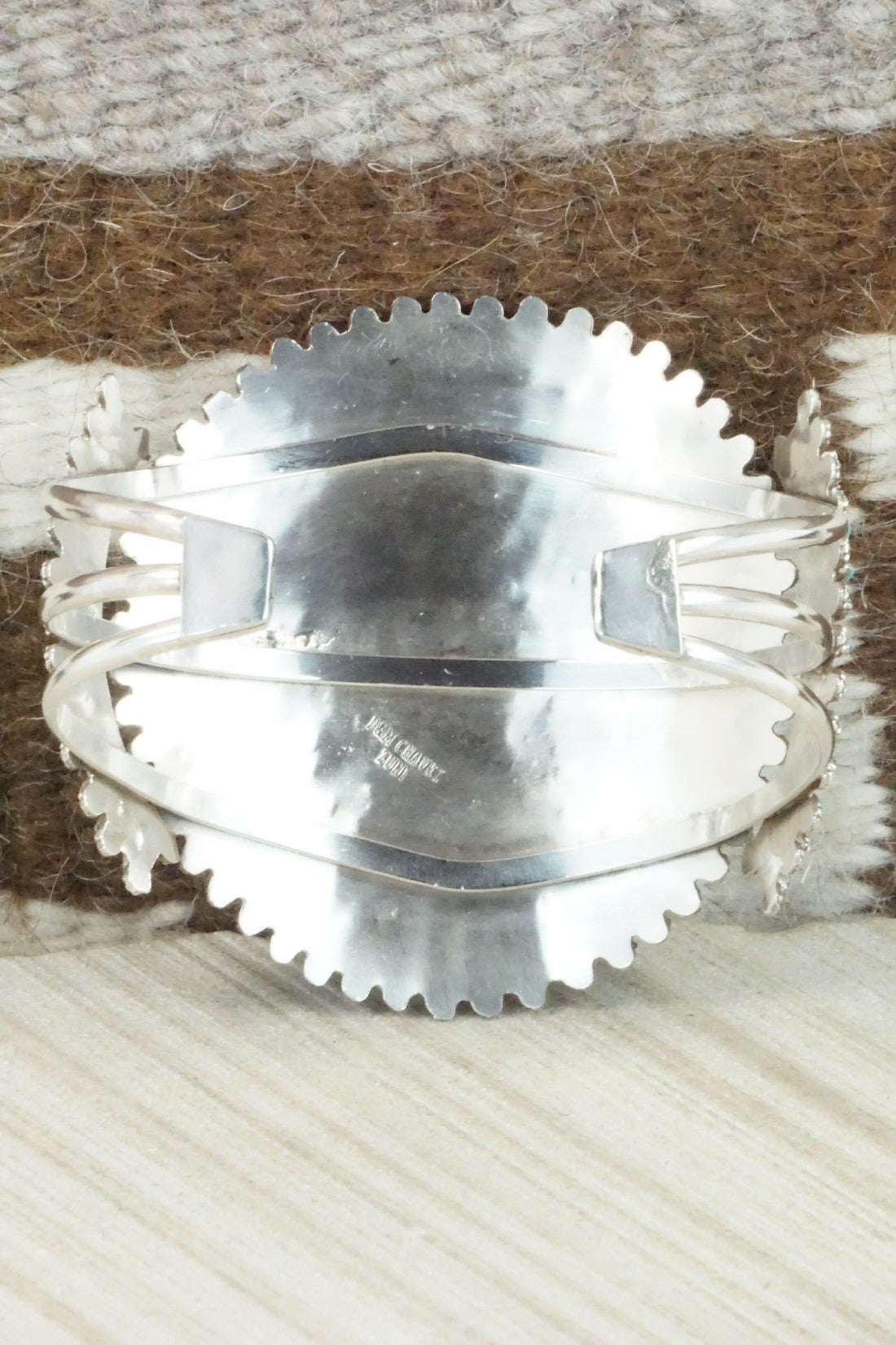 Turquoise & Sterling Silver Bracelet - Merlinda Chavez