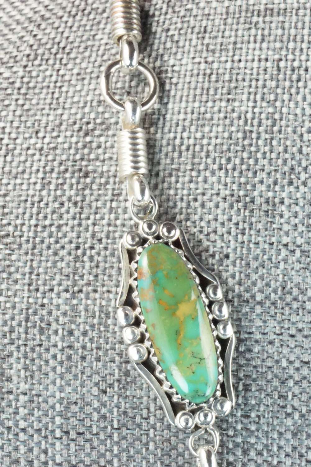 Turquoise & Sterling Silver Necklace - Navajo