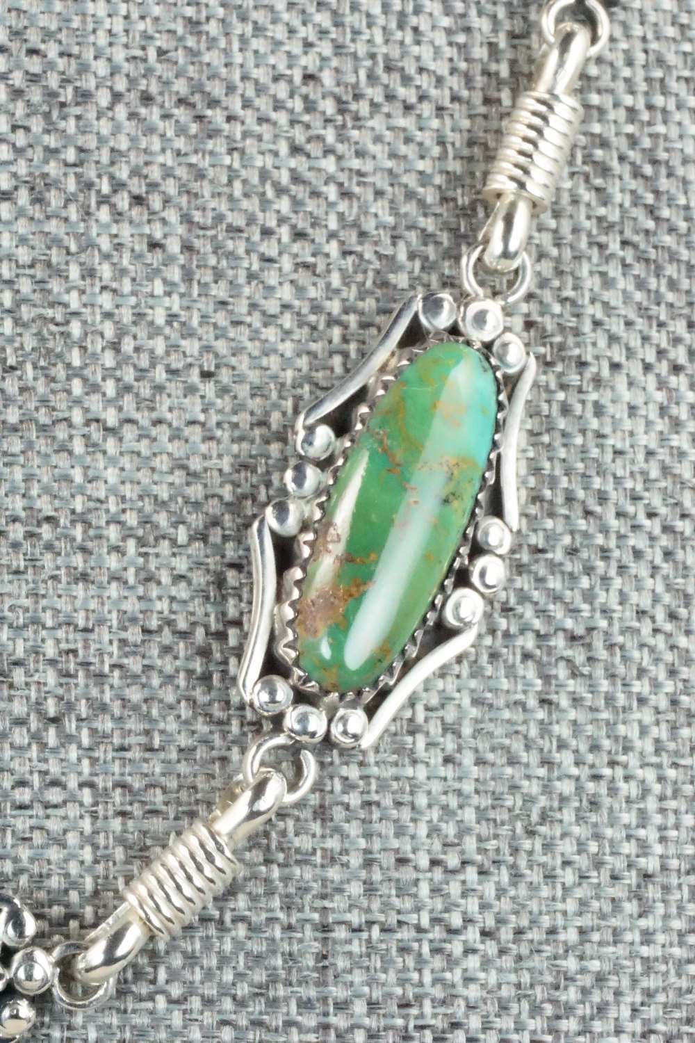 Turquoise & Sterling Silver Necklace - Navajo