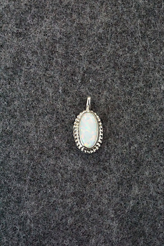 Opalite and Sterling Silver Pendant - Jan Mariano