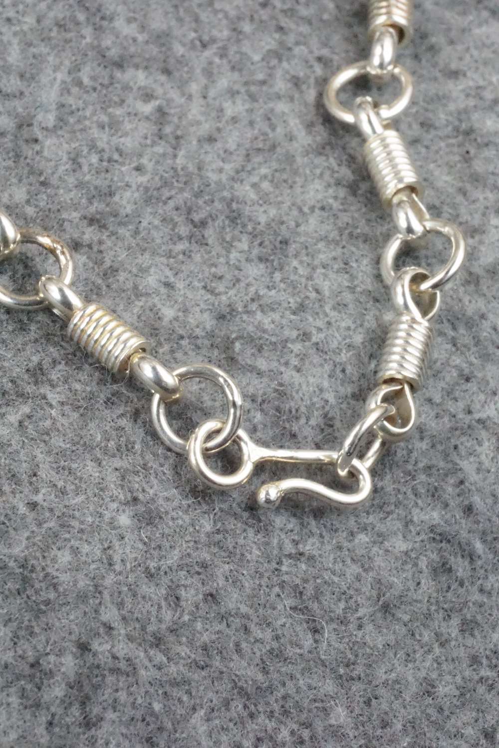 Turquoise & Sterling Silver Necklace - Navajo