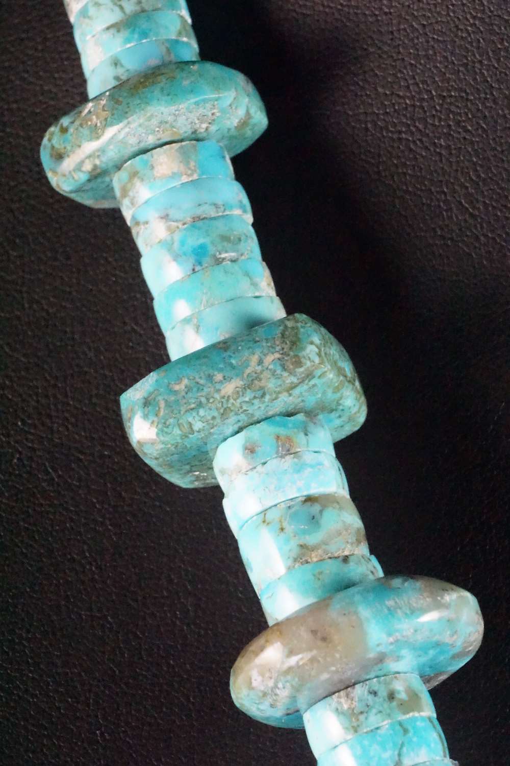 Turquoise, Spiny Oyster & Sterling Silver Necklace - Lupe Lovato