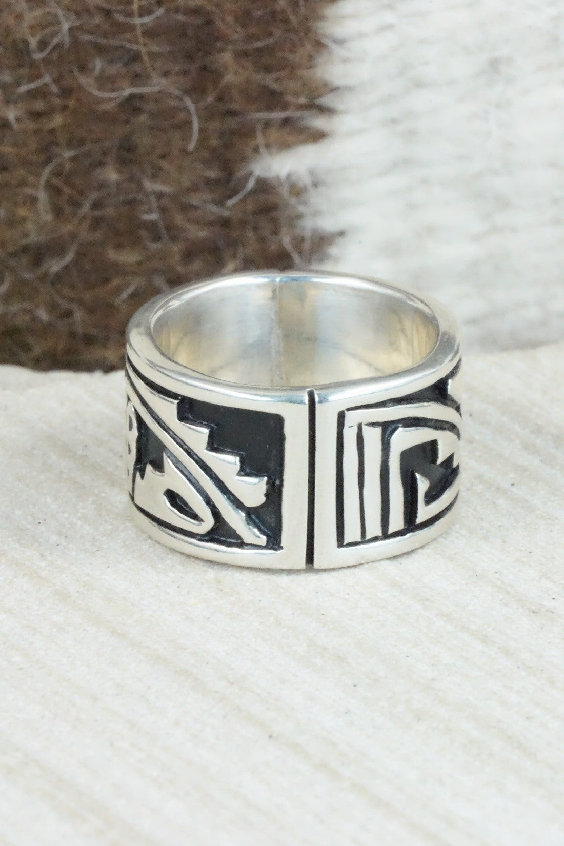 Sterling Silver Ring - Kary Begay - Size 8