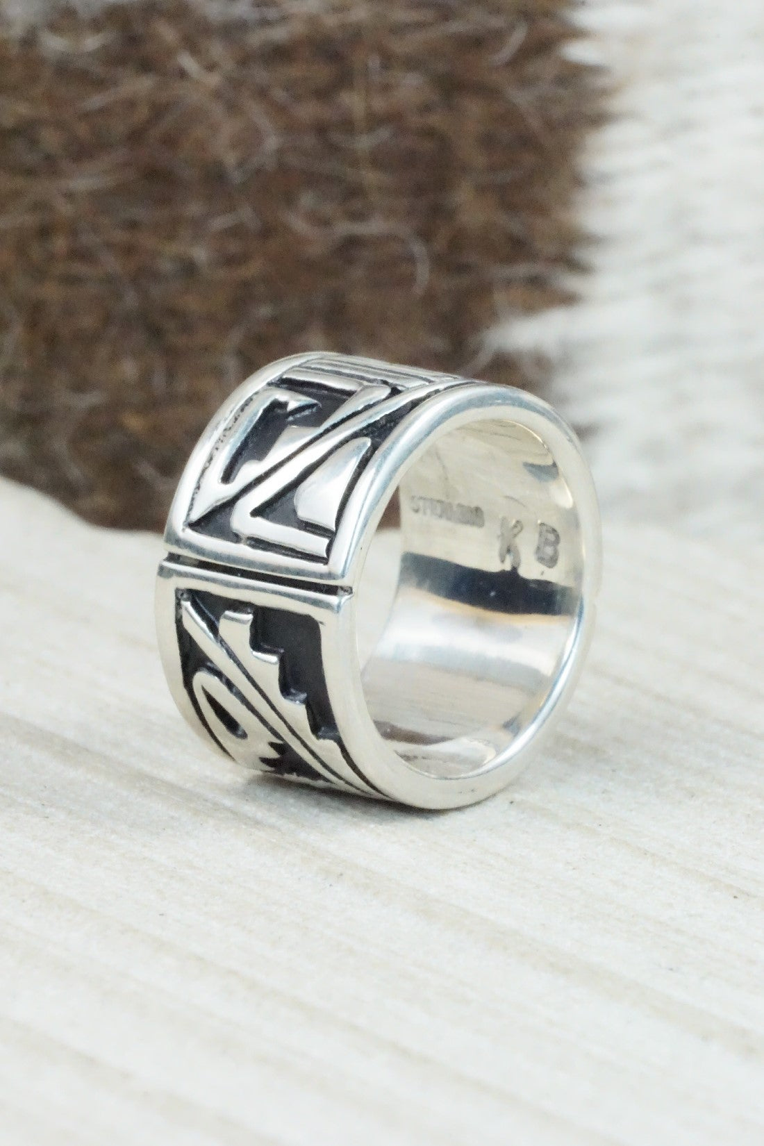 Sterling Silver Ring - Kary Begay - Size 8