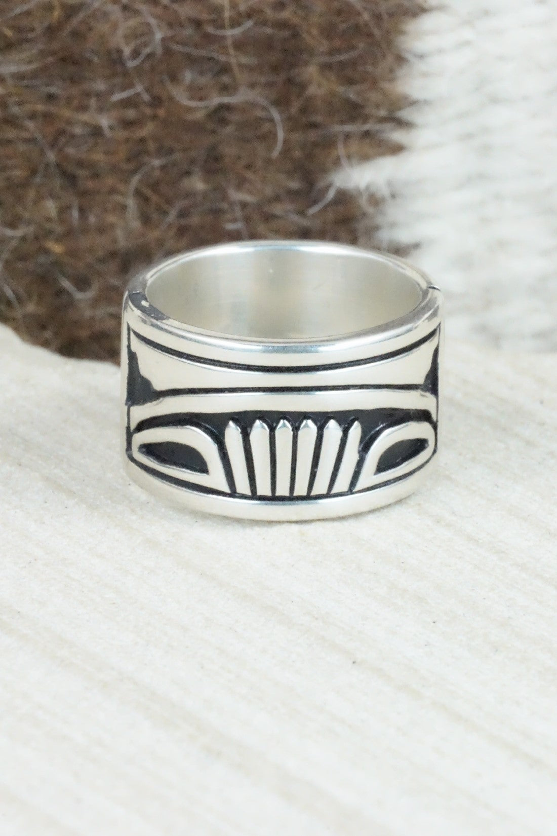 Sterling Silver Ring - Kary Begay - Size 7.75