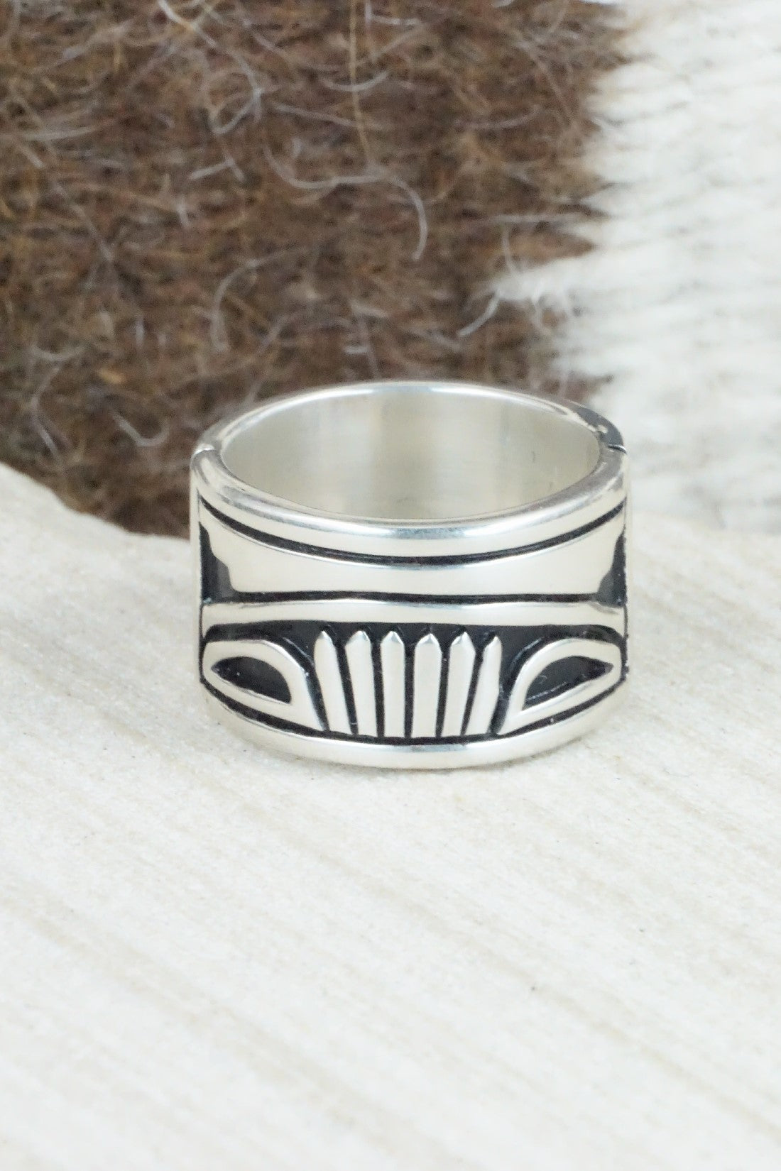 Sterling Silver Ring - Kary Begay - Size 7.75