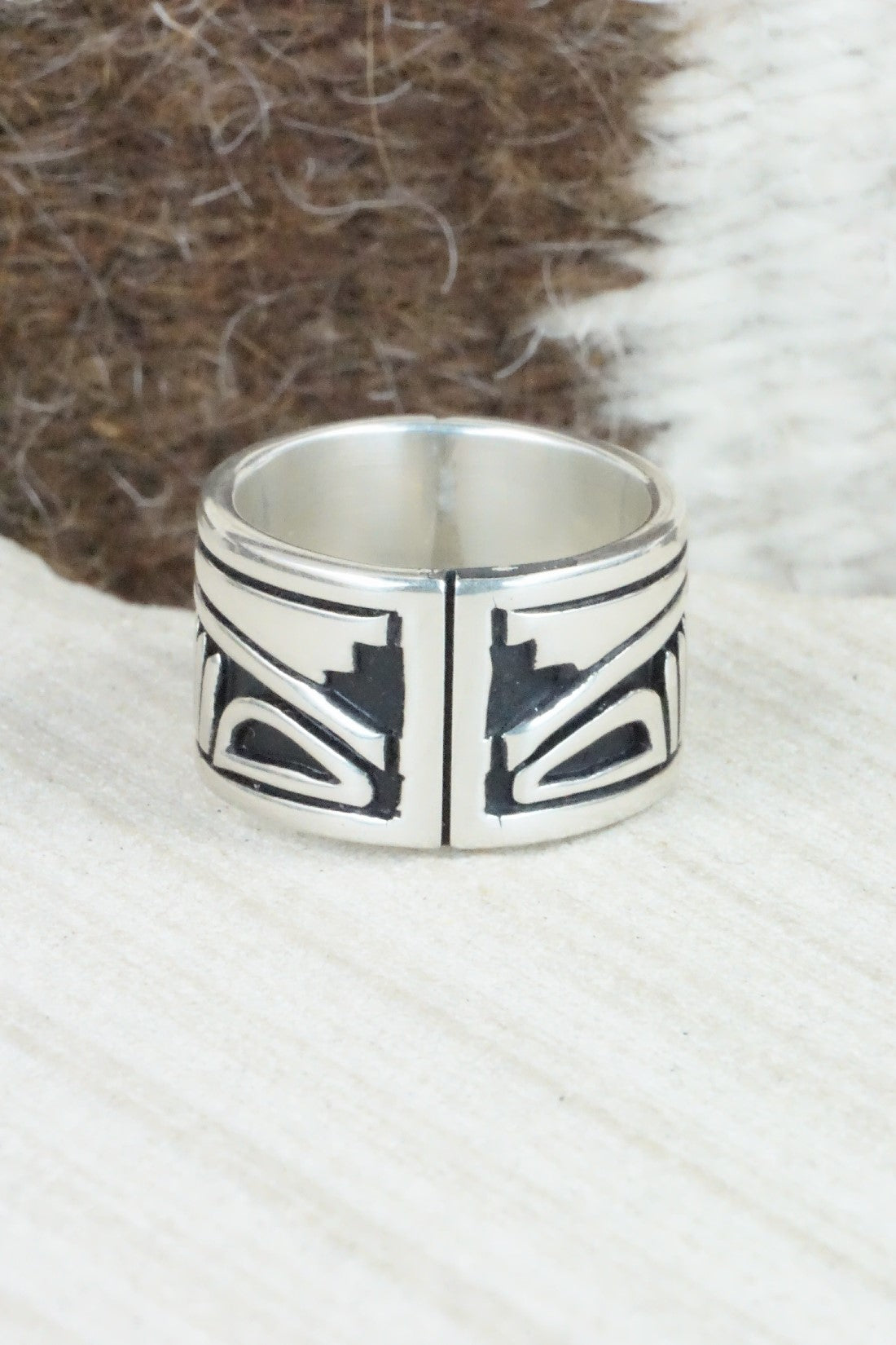 Sterling Silver Ring - Kary Begay - Size 7.75