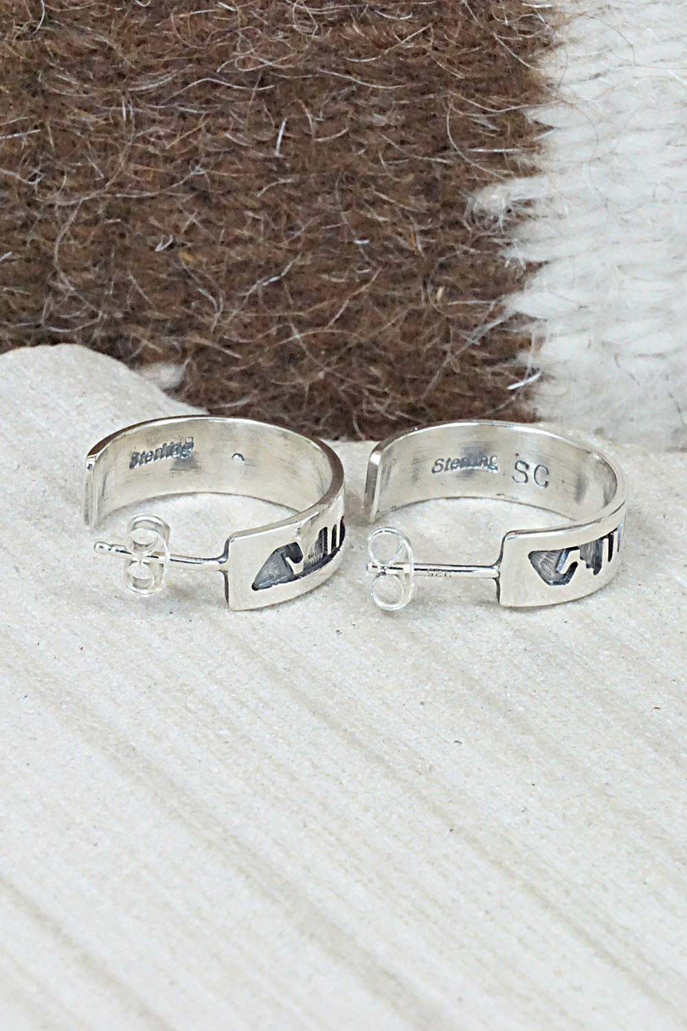 Sterling Silver Hoop Earrings - Sharon Cisco