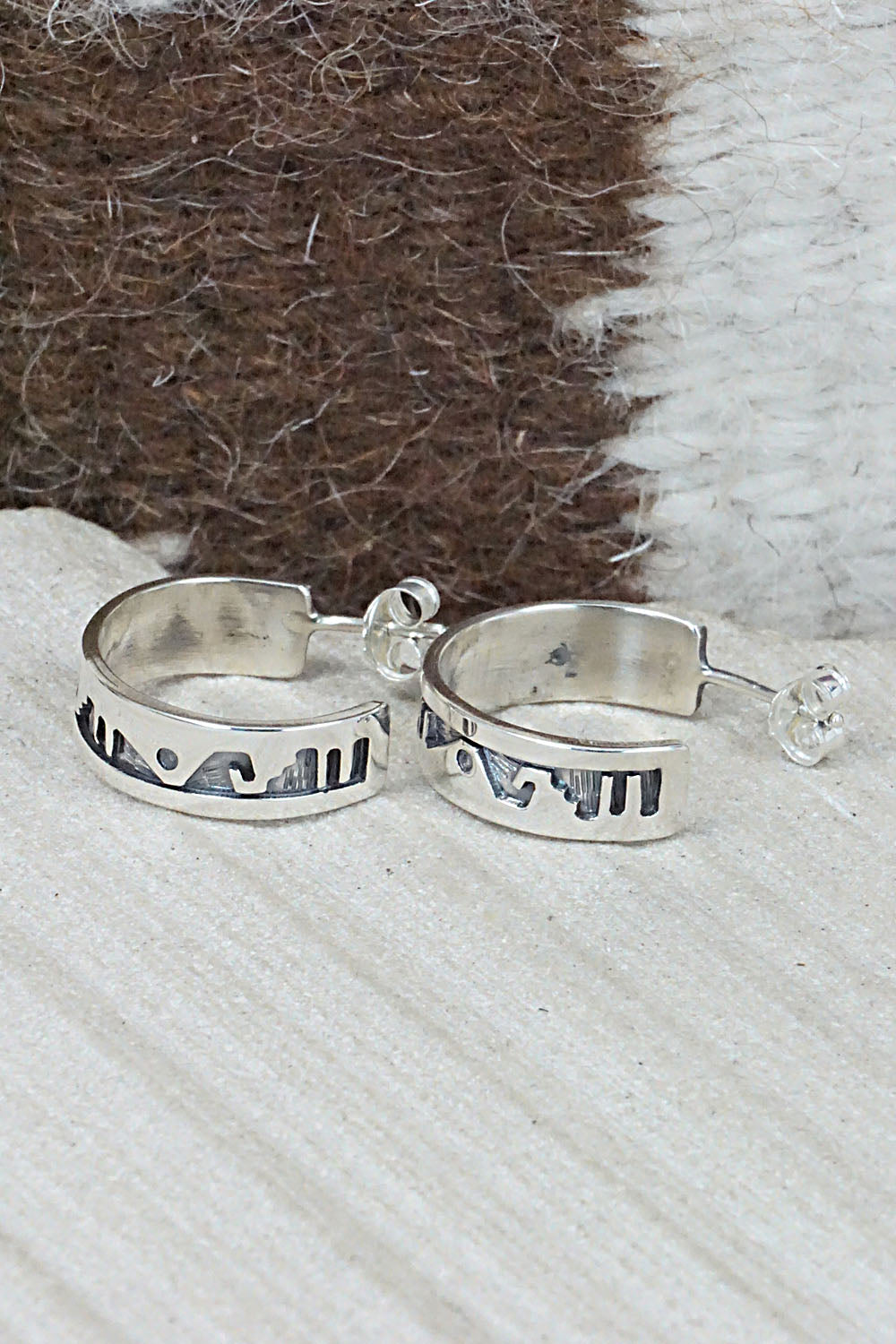 Sterling Silver Hoop Earrings - Sharon Cisco