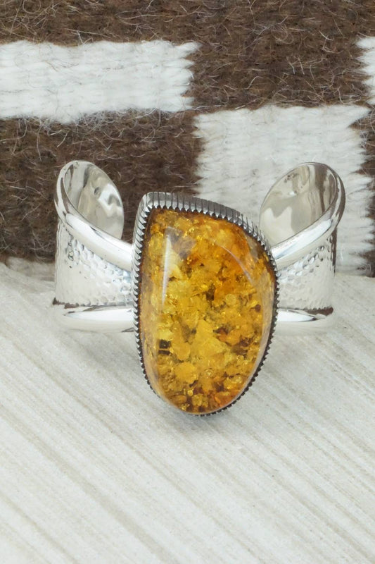 Amber & Sterling Silver Bracelet - Derrick Gordon