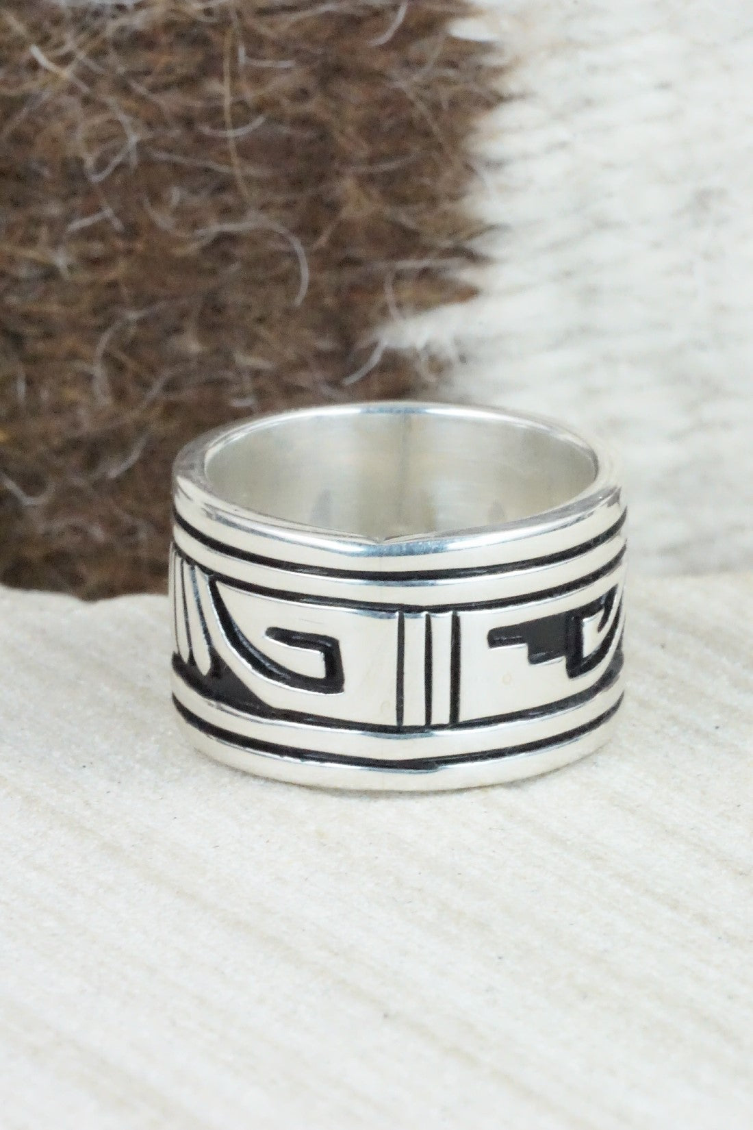 Sterling Silver Ring - Kary Begay - Size 8.25