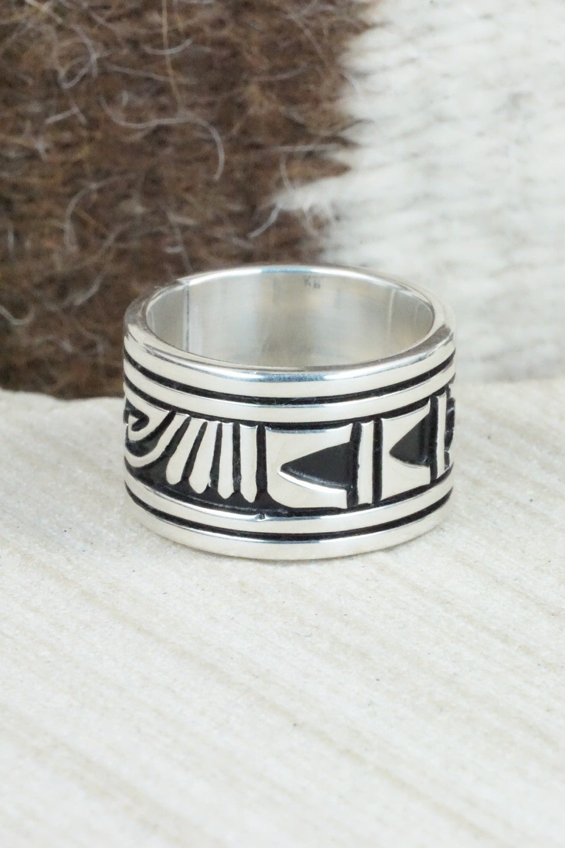 Sterling Silver Ring - Kary Begay - Size 8.25