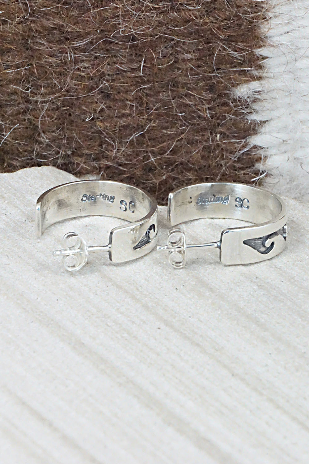 Sterling Silver Hoop Earrings - Sharon Cisco