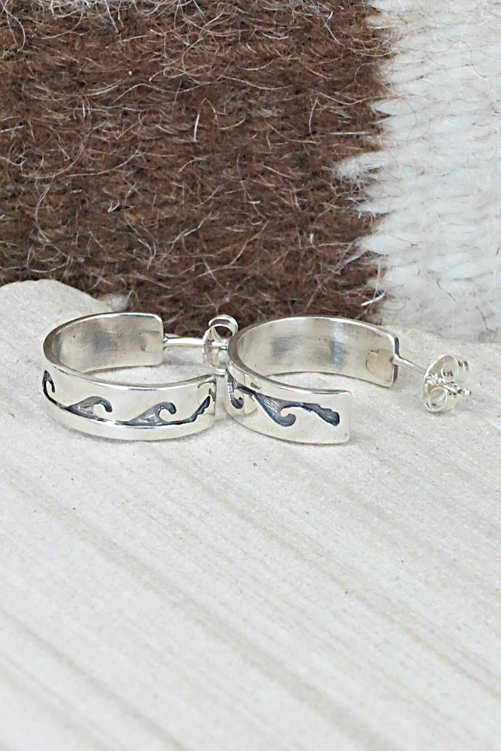 Sterling Silver Hoop Earrings - Sharon Cisco