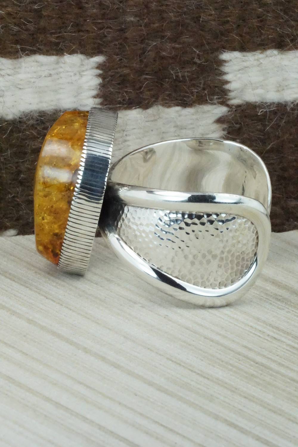 Amber & Sterling Silver Bracelet - Derrick Gordon