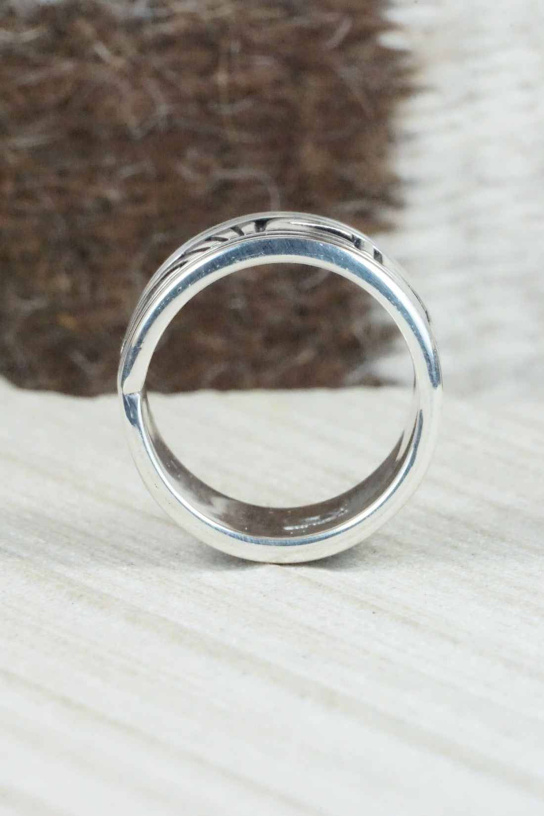 Sterling Silver Ring - Kary Begay - Size 8.25