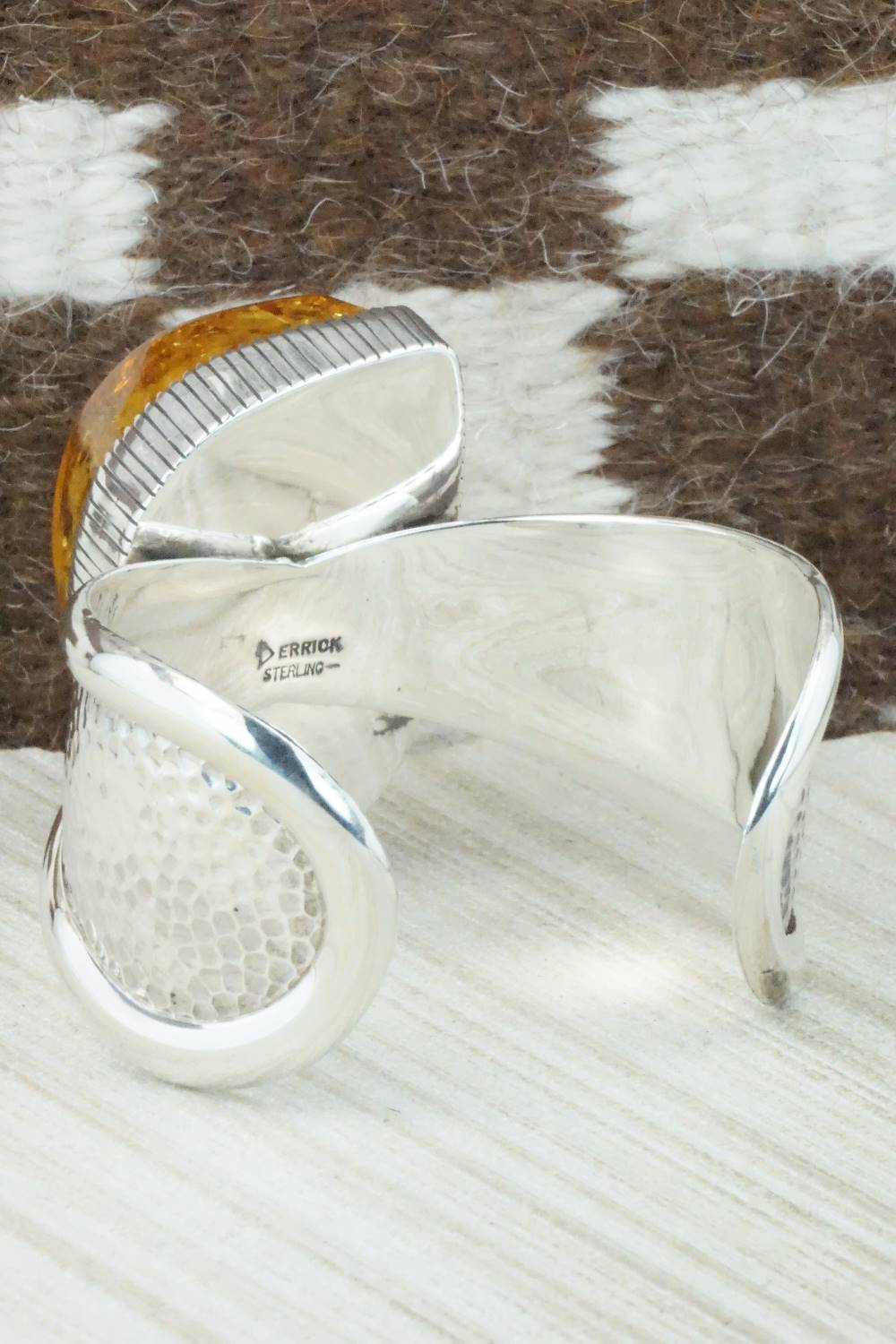 Amber & Sterling Silver Bracelet - Derrick Gordon