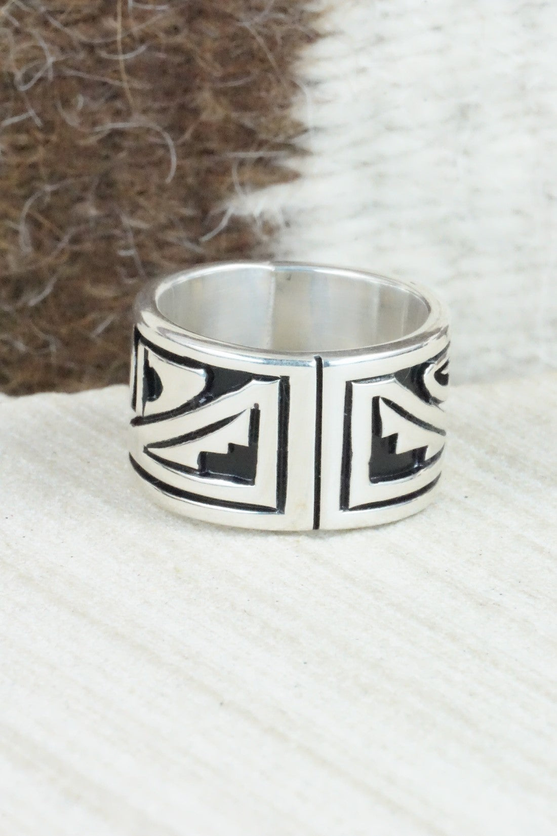 Sterling Silver Ring - Kary Begay - Size 7.5