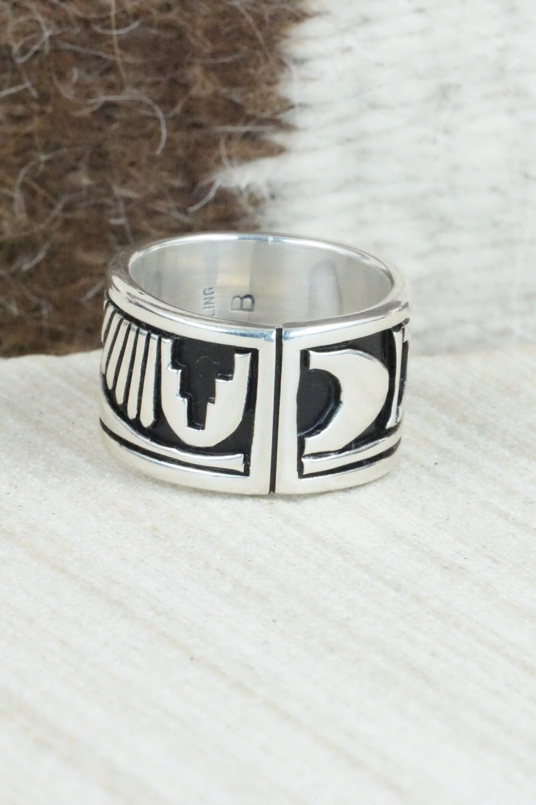Sterling Silver Ring - Kary Begay - Size 7.5