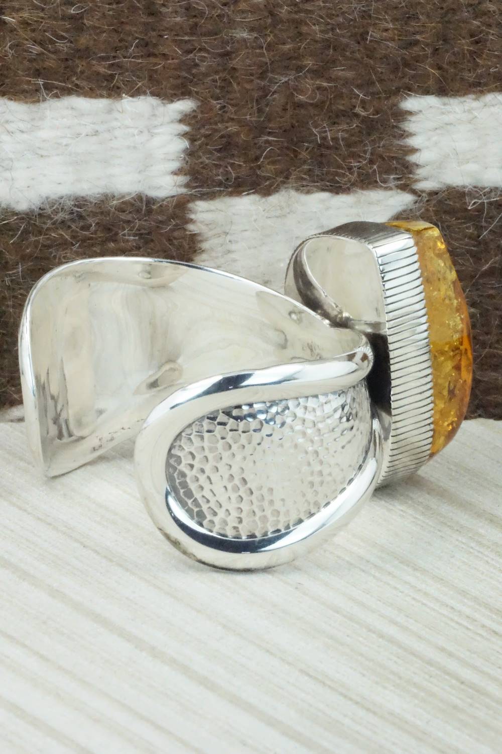 Amber & Sterling Silver Bracelet - Derrick Gordon