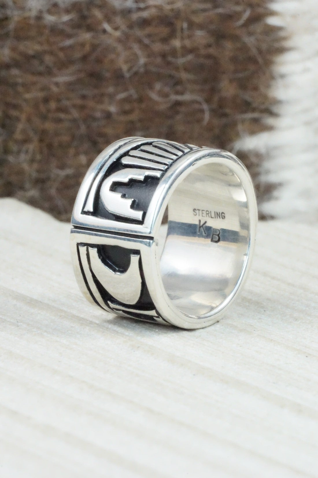 Sterling Silver Ring - Kary Begay - Size 7.5