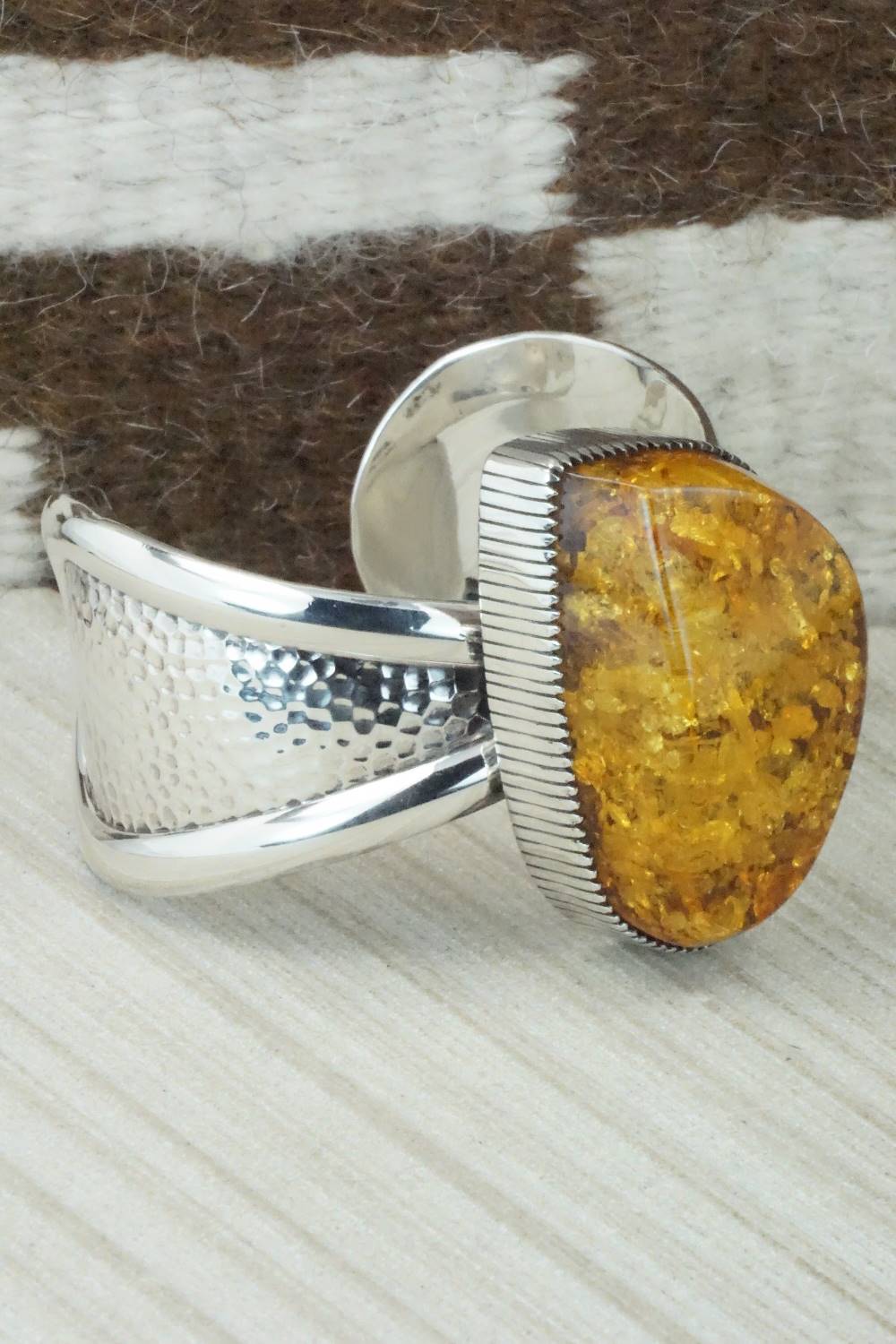 Amber & Sterling Silver Bracelet - Derrick Gordon