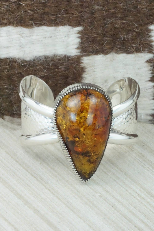 Amber & Sterling Silver Bracelet - Derrick Gordon