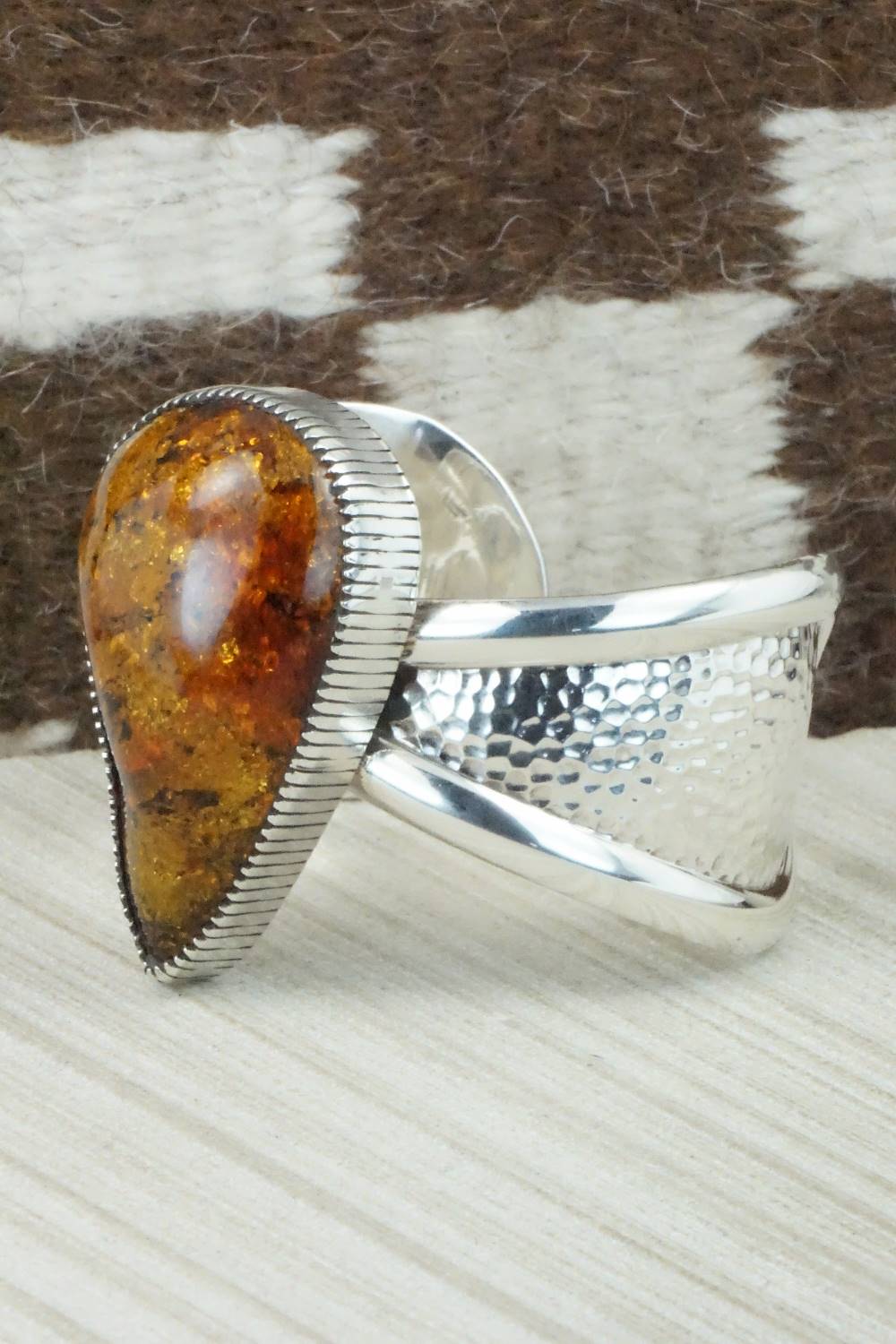 Amber & Sterling Silver Bracelet - Derrick Gordon