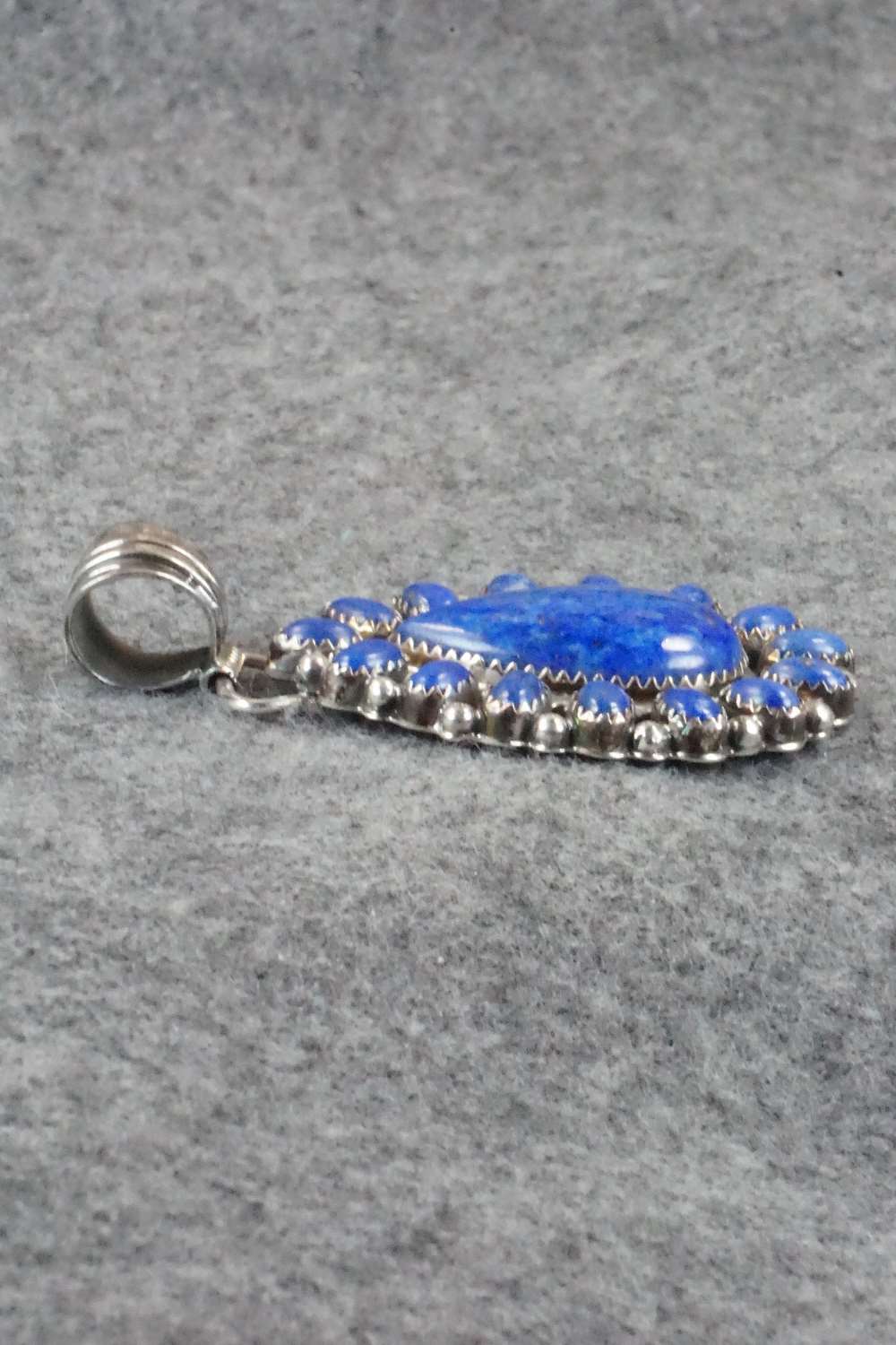 Lapis & Sterling Silver Pendant - Navajo