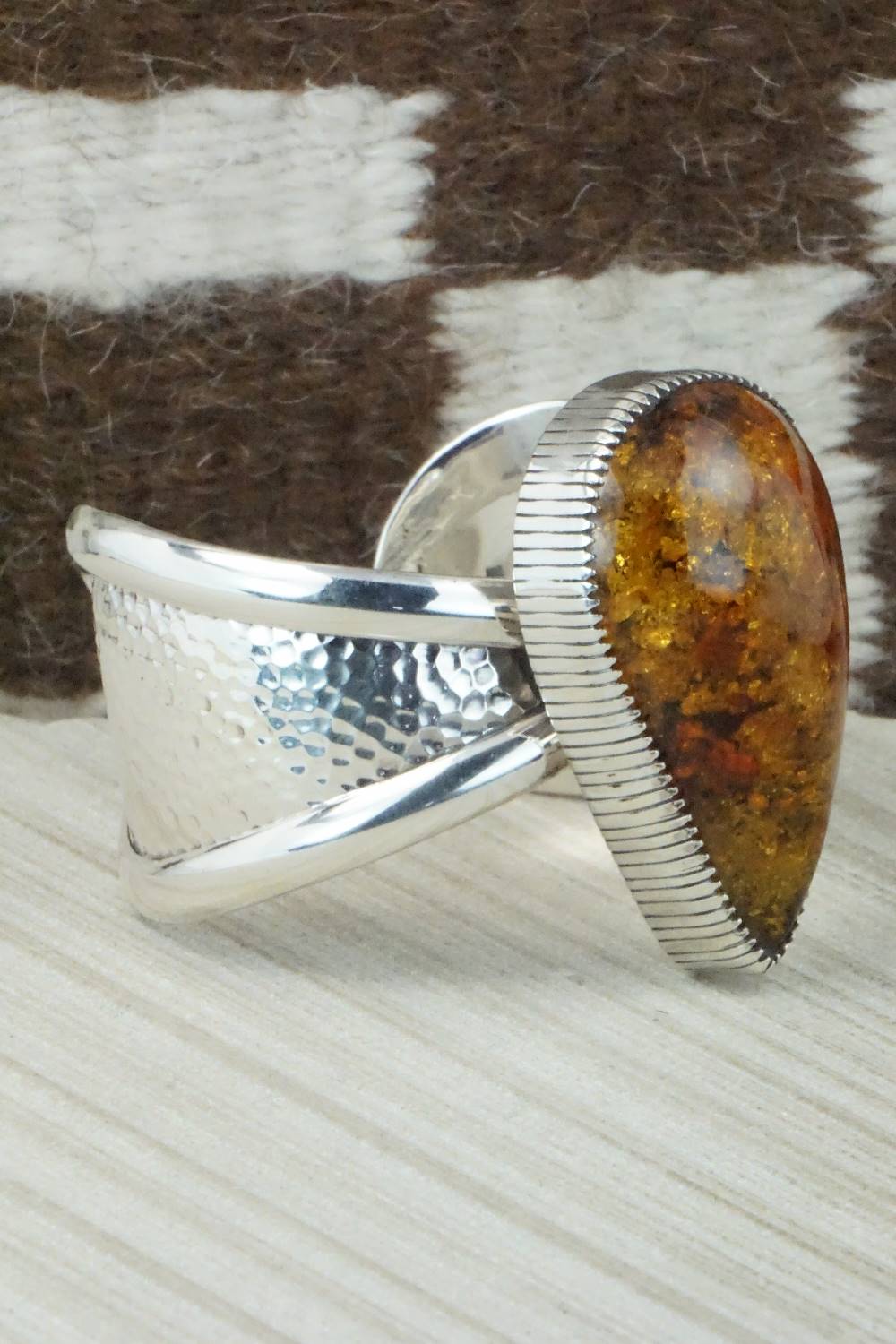 Amber & Sterling Silver Bracelet - Derrick Gordon