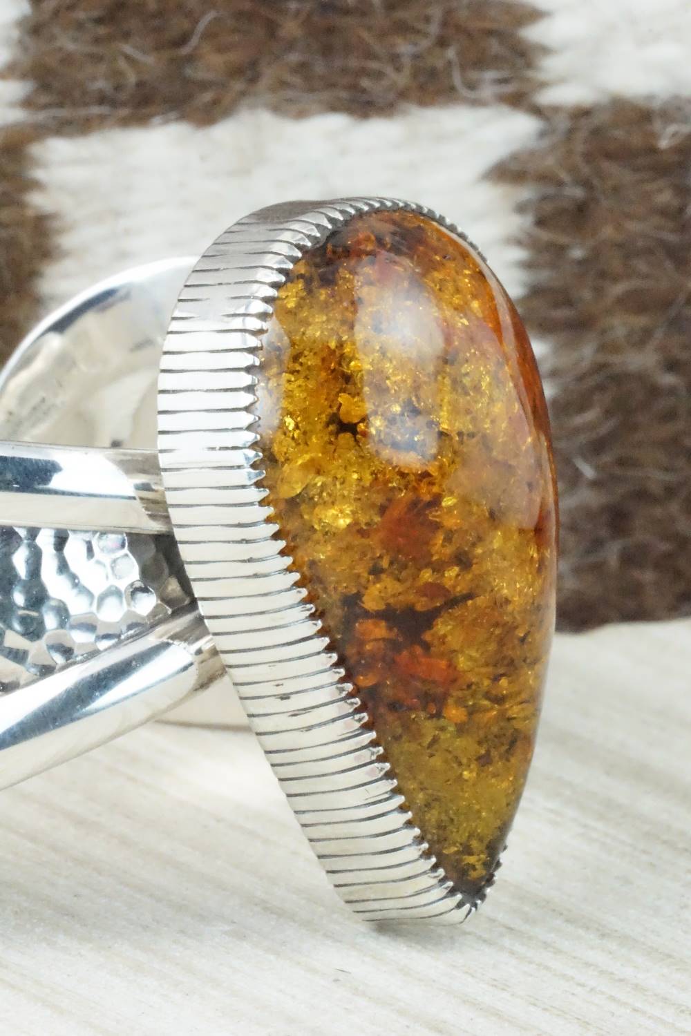 Amber & Sterling Silver Bracelet - Derrick Gordon