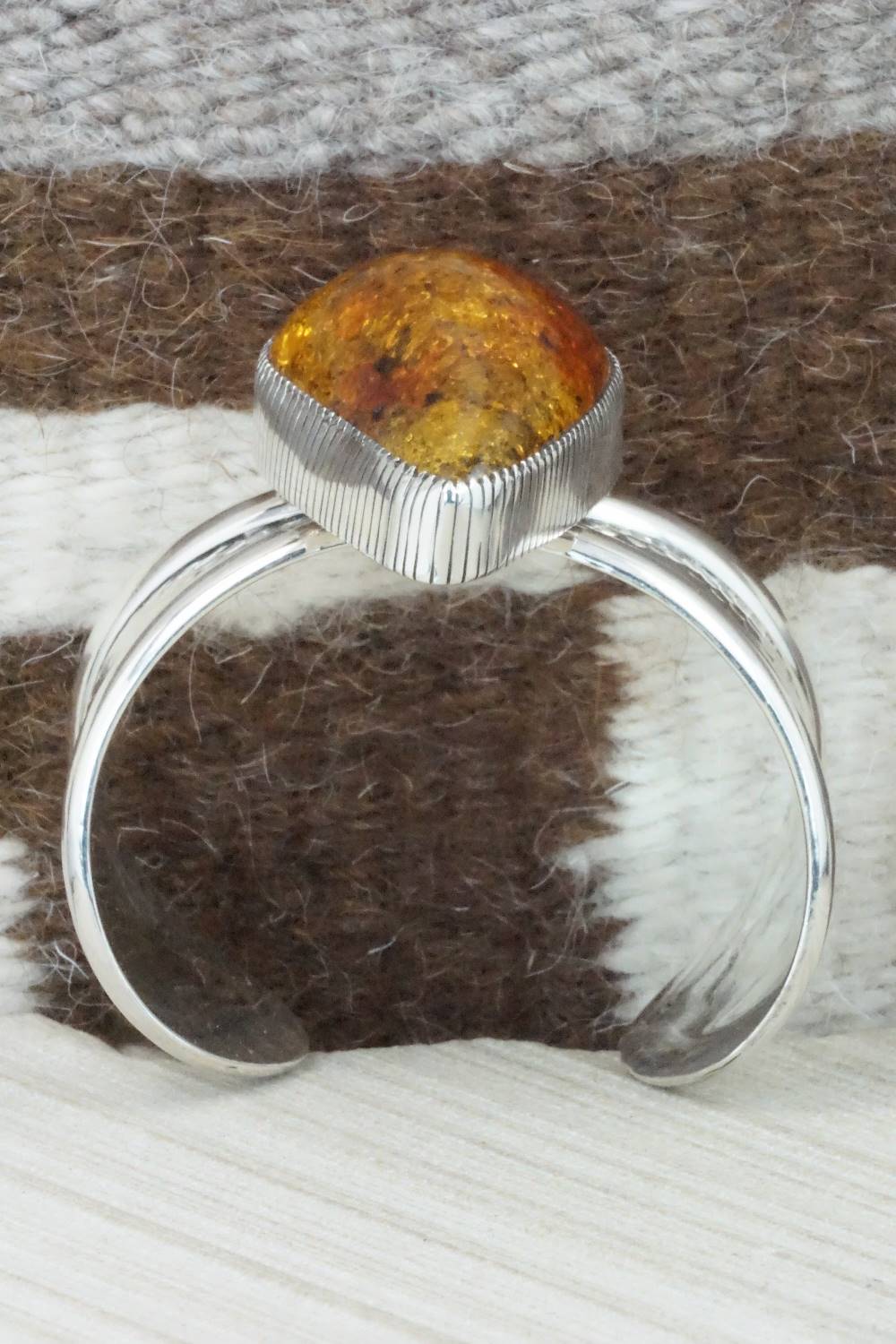 Amber & Sterling Silver Bracelet - Derrick Gordon
