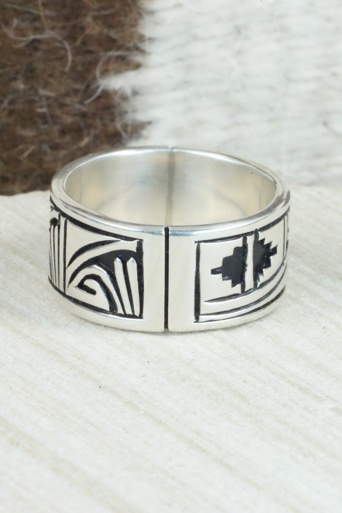 Sterling Silver Ring - Kary Begay - Size 15
