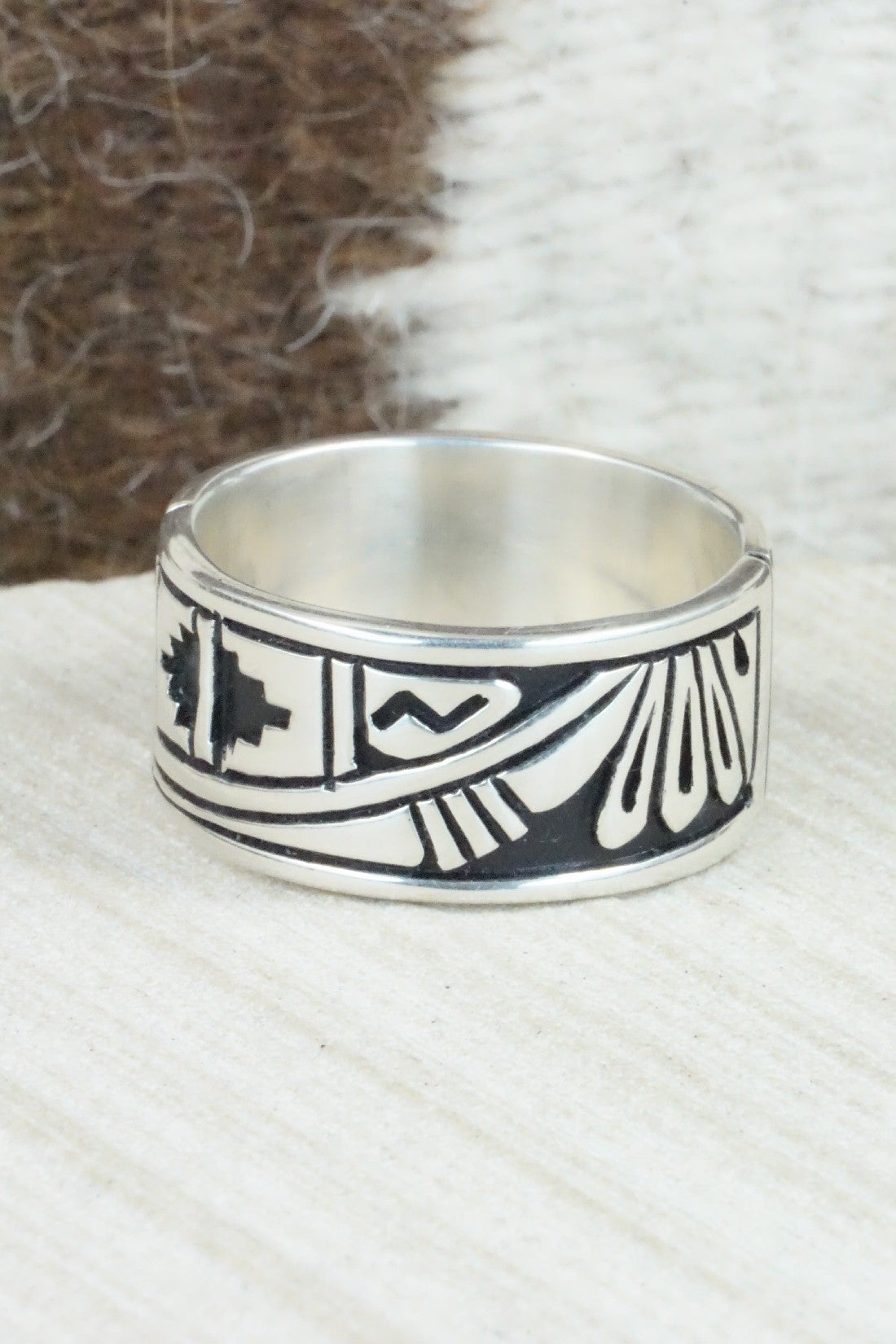 Sterling Silver Ring - Kary Begay - Size 15