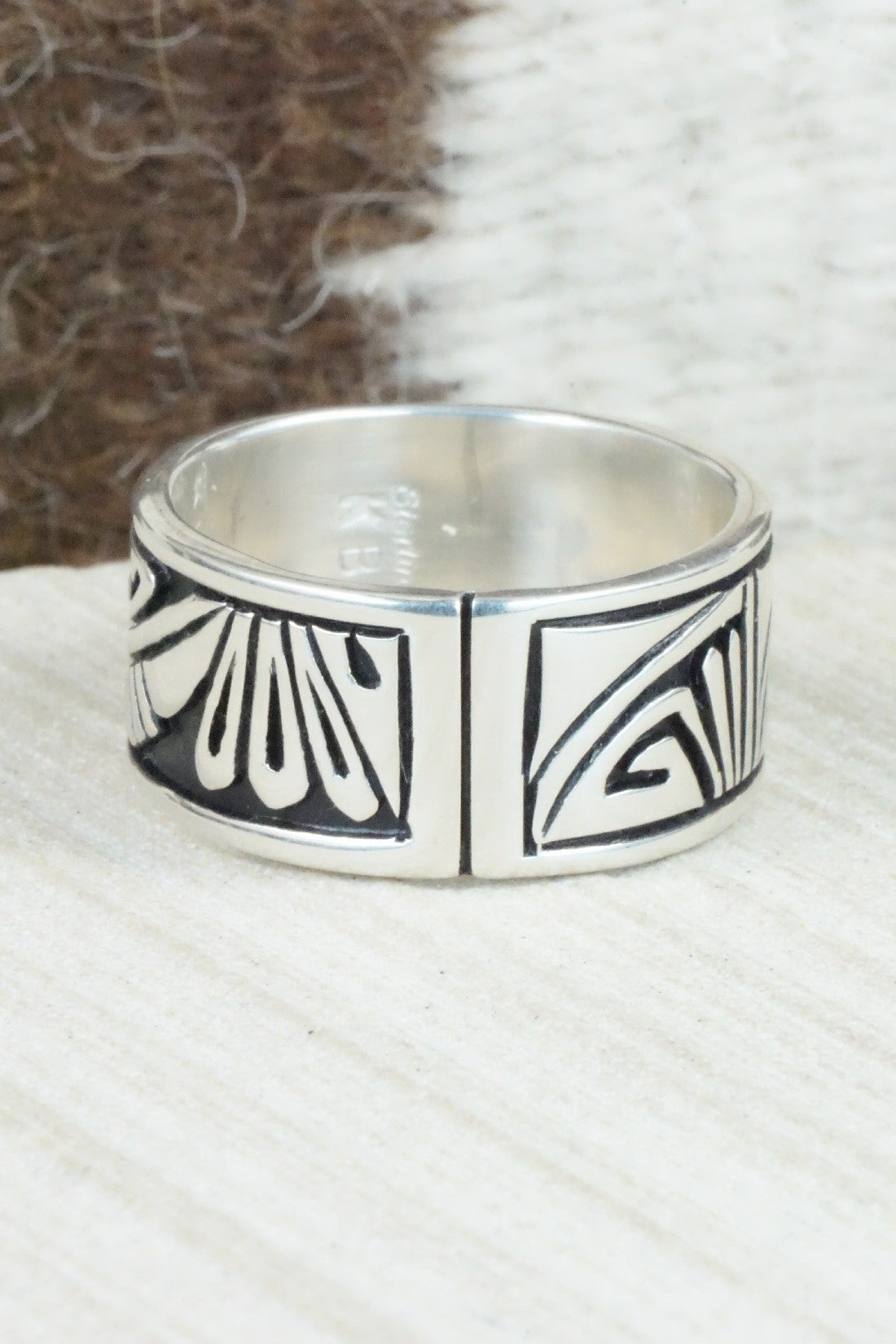 Sterling Silver Ring - Kary Begay - Size 15