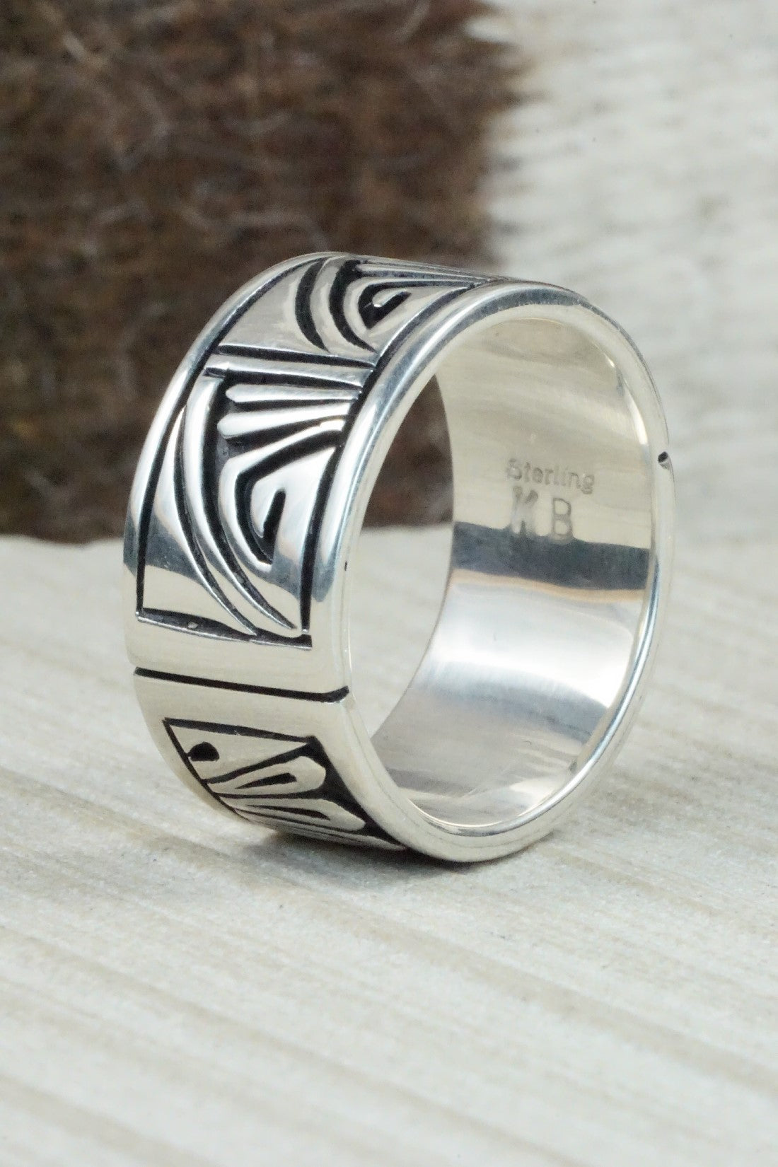 Sterling Silver Ring - Kary Begay - Size 15