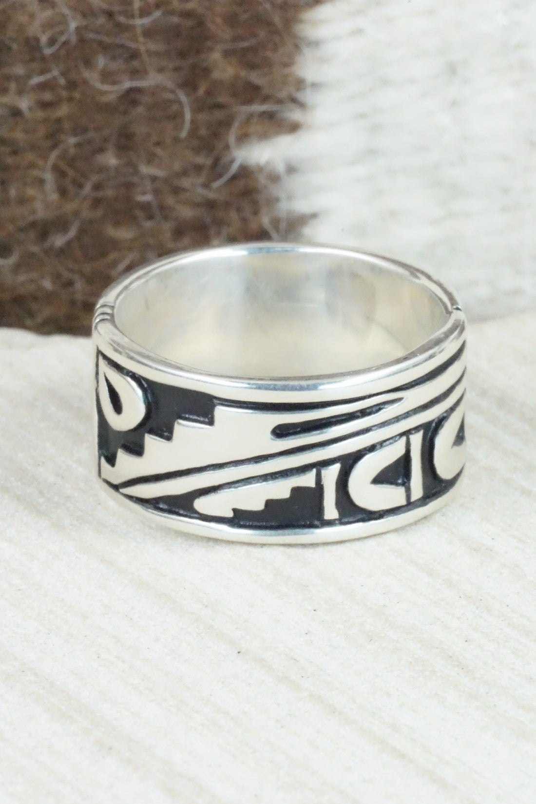 Sterling Silver Ring - Kary Begay - Size 14.75