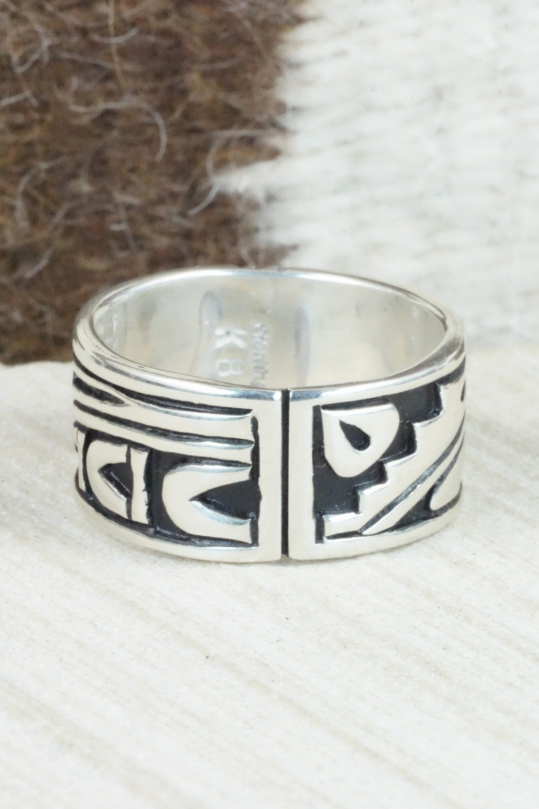 Sterling Silver Ring - Kary Begay - Size 14.75