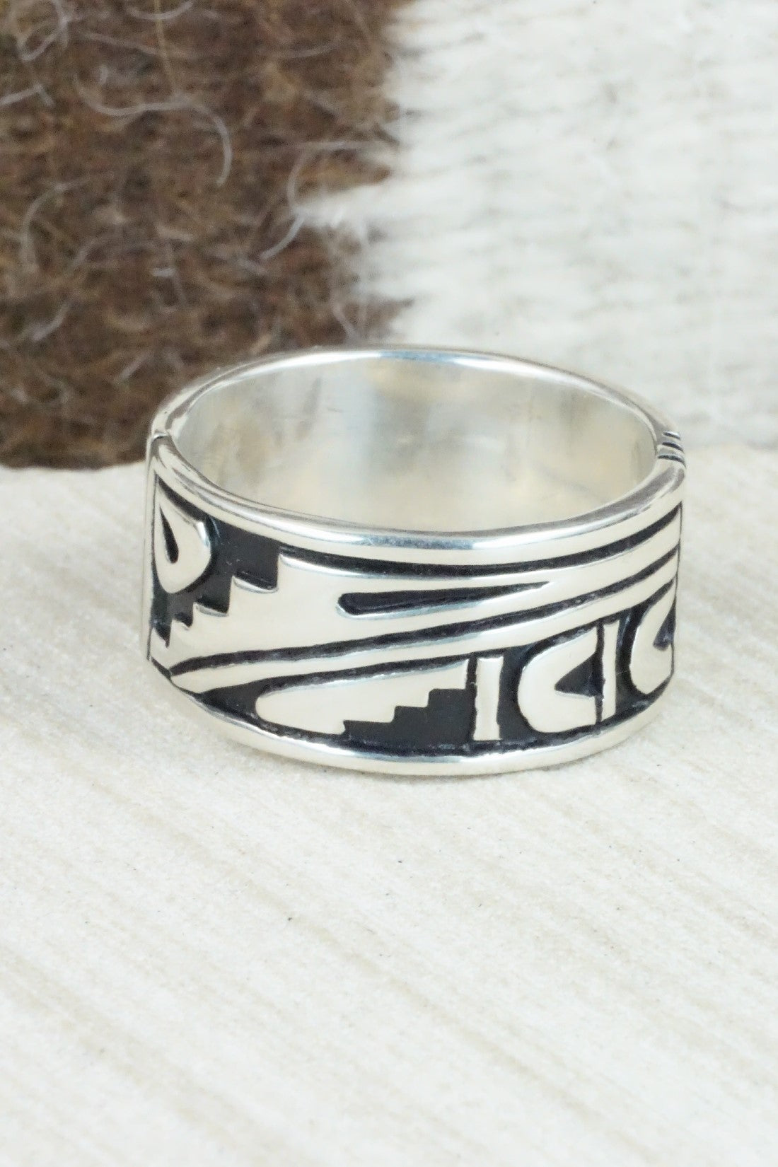 Sterling Silver Ring - Kary Begay - Size 14.75