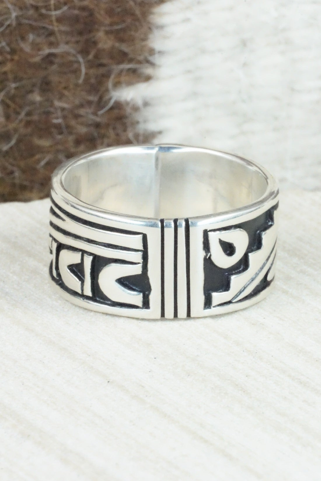 Sterling Silver Ring - Kary Begay - Size 14.75