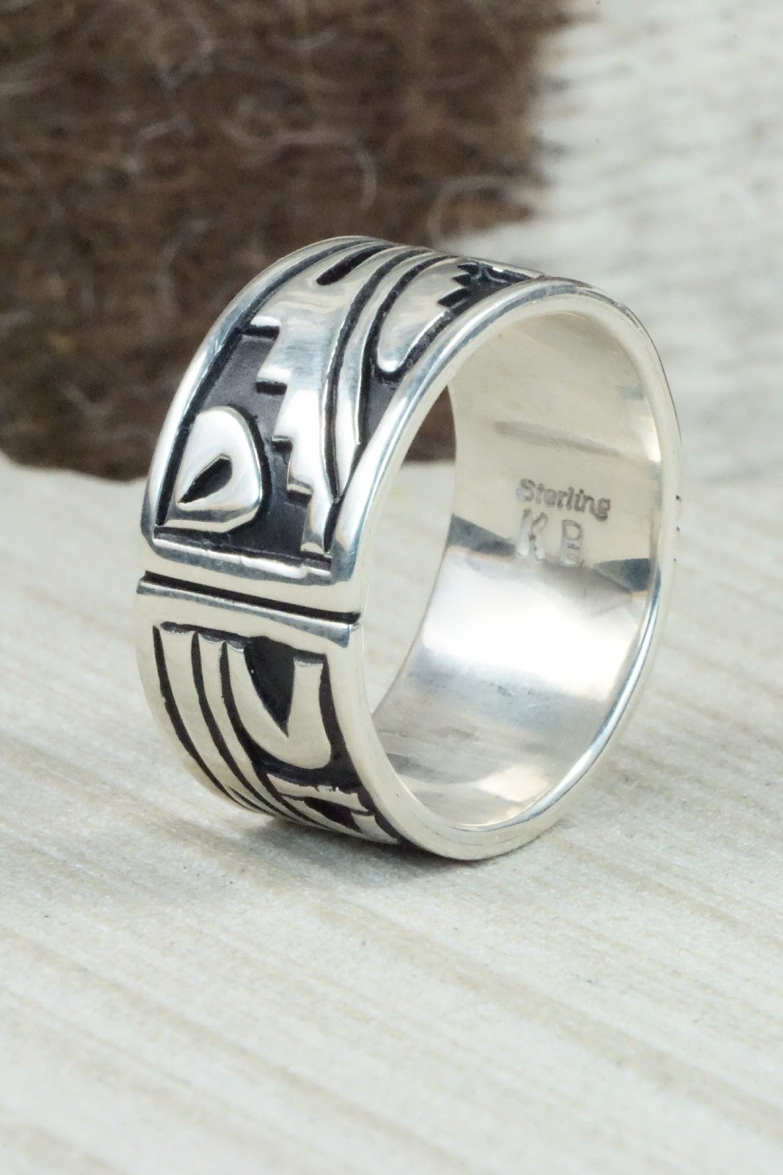Sterling Silver Ring - Kary Begay - Size 14.75