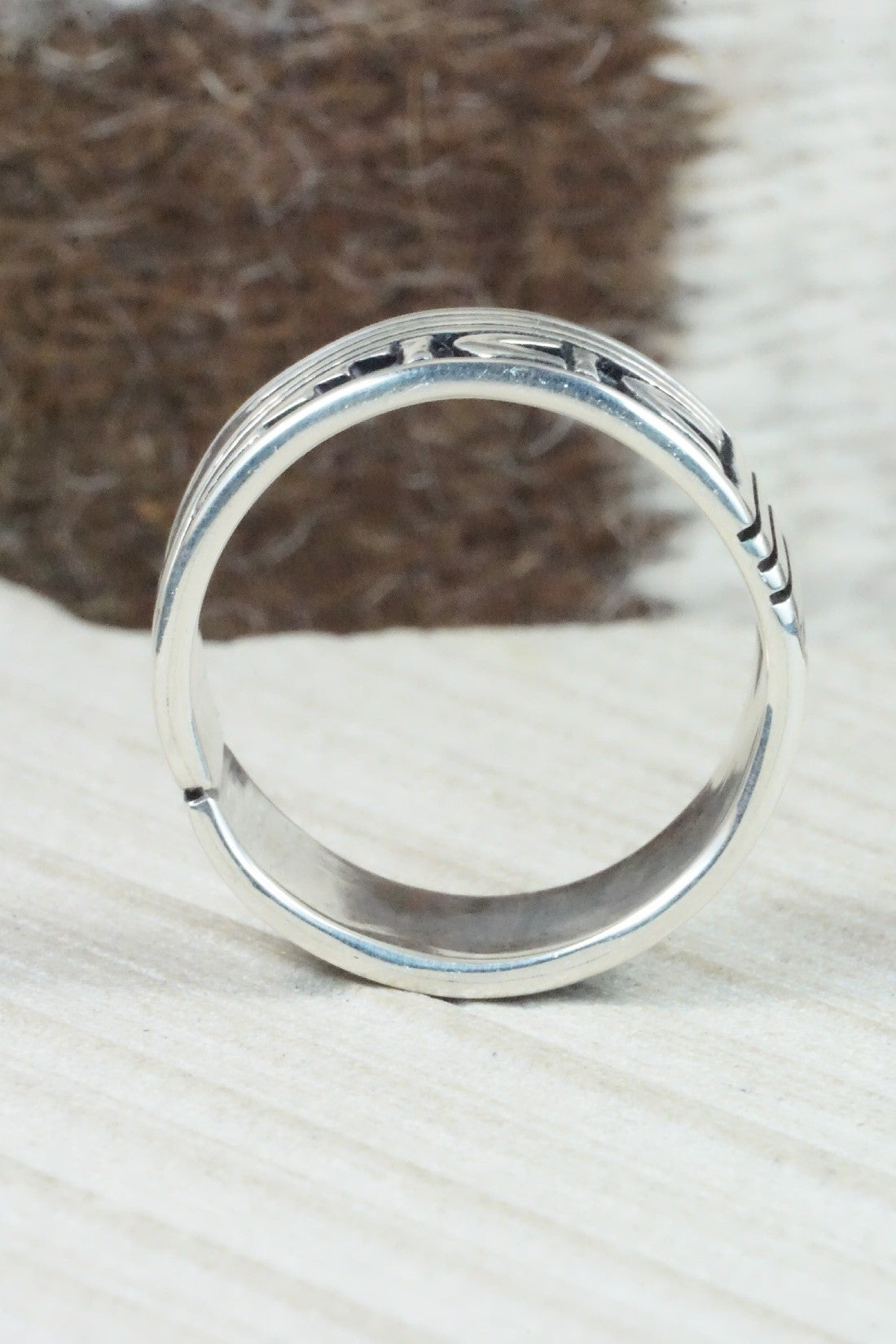 Sterling Silver Ring - Kary Begay - Size 14.75