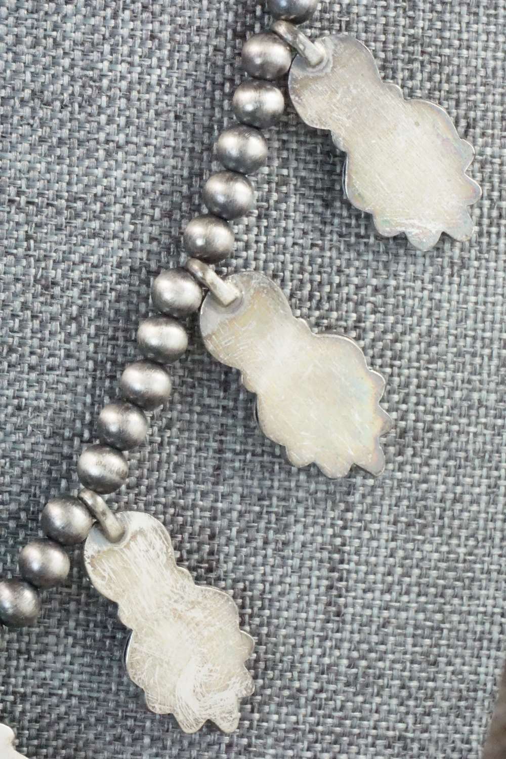 Turquoise & Sterling Silver Squash Blossom - Bobby Platero