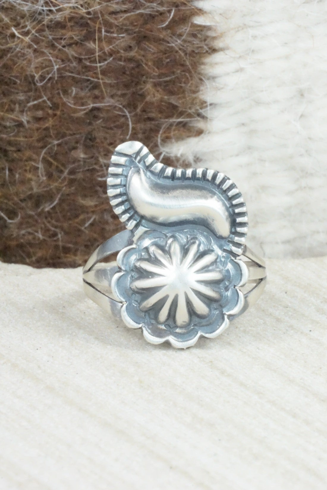Sterling Silver Ring - Annie Spencer - Size 7.75